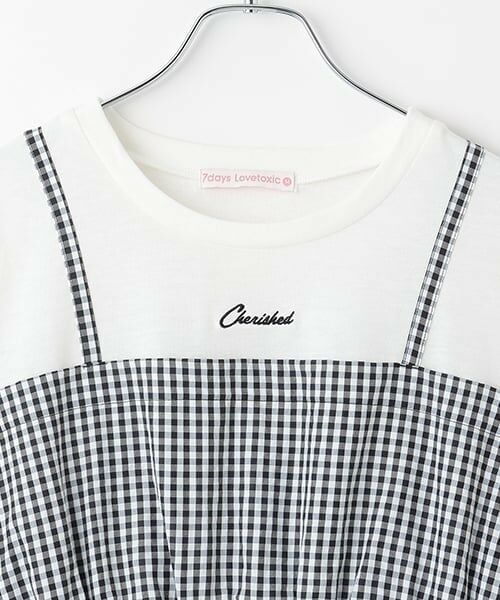 Lovetoxic / ラブトキシック Tシャツ | 【7days】バルーンキャミドッキングTシャツ | 詳細4