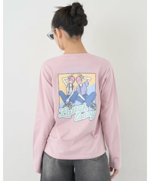 Lovetoxic / ラブトキシック Tシャツ | 【7days】バックガールロンT | 詳細17