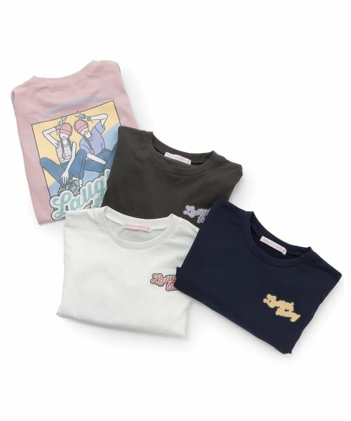 Lovetoxic / ラブトキシック Tシャツ | 【7days】バックガールロンT | 詳細8