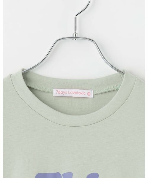 Lovetoxic / ラブトキシック Tシャツ | 【7days】ロゴソデプリントルーズロンT | 詳細2