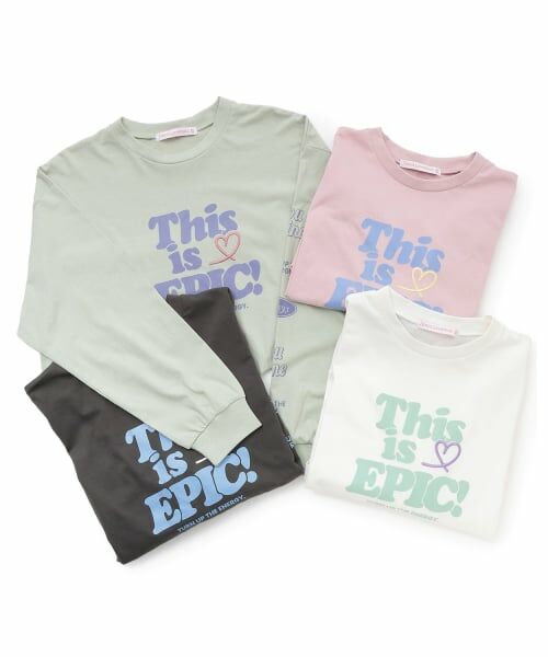 Lovetoxic / ラブトキシック Tシャツ | 【7days】ロゴソデプリントルーズロンT | 詳細6