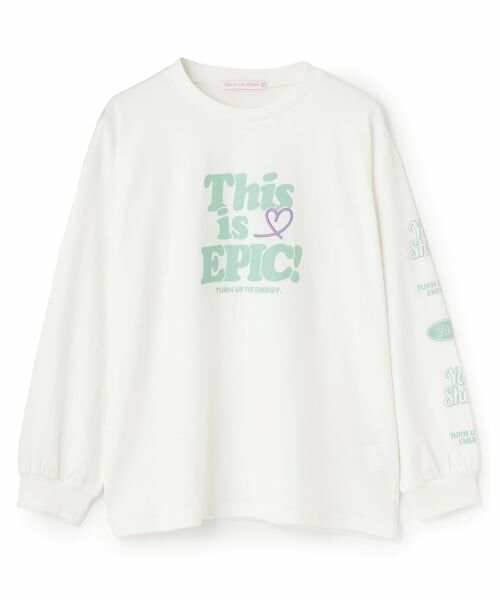 Lovetoxic / ラブトキシック Tシャツ | 【7days】ロゴソデプリントルーズロンT | 詳細8