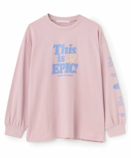 Lovetoxic / ラブトキシック Tシャツ | 【7days】ロゴソデプリントルーズロンT | 詳細9