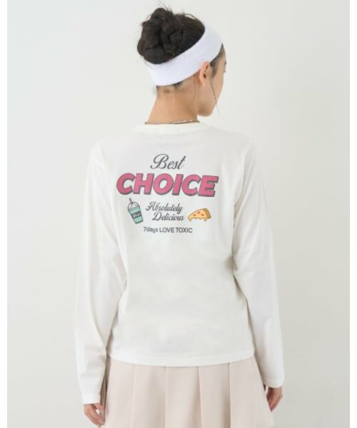 Lovetoxic / ラブトキシック Tシャツ | 【7days】ピザモチーフロンT | 詳細13