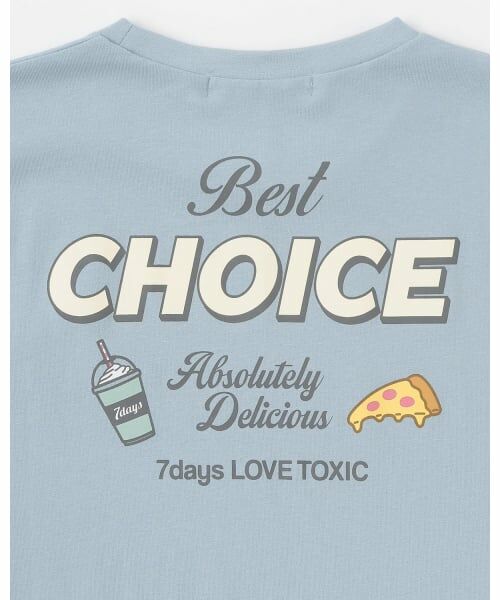 Lovetoxic / ラブトキシック Tシャツ | 【7days】ピザモチーフロンT | 詳細5