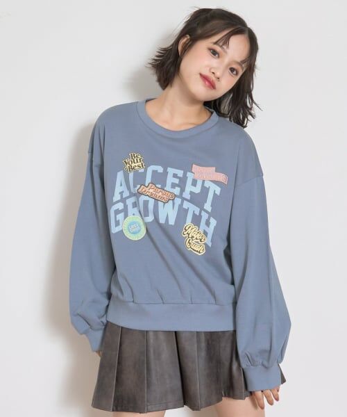 Lovetoxic / ラブトキシック スウェット | 【7days】ロゴワッペントレーナー | 詳細12