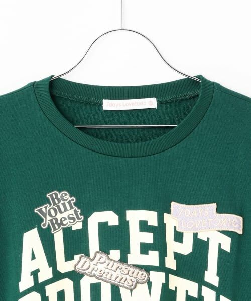 Lovetoxic / ラブトキシック スウェット | 【7days】ロゴワッペントレーナー | 詳細2