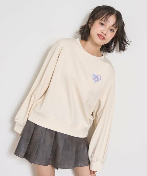 Lovetoxic / ラブトキシック スウェット | 【7days】バックガールイラストトレーナー | 詳細3