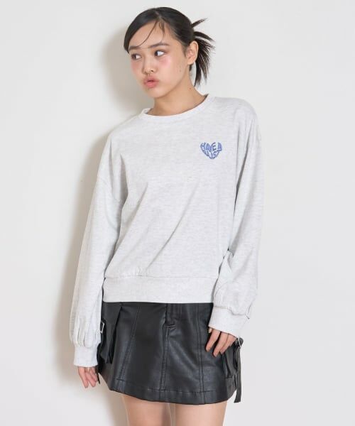 Lovetoxic / ラブトキシック スウェット | 【7days】バックガールイラストトレーナー | 詳細4