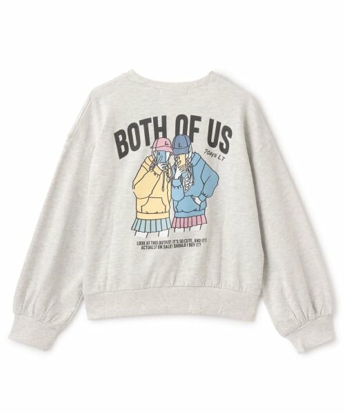 Lovetoxic / ラブトキシック スウェット | 【7days】バックガールイラストトレーナー | 詳細9