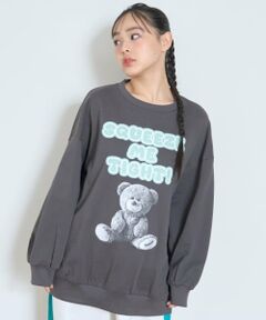 Lovetoxic / ラブトキシック スウェット | 【7days】テディベアBIGトレーナー