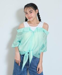 Lovetoxic / ラブトキシック シャツ・ブラウス | 【7days】レイヤードドッキングシャツ