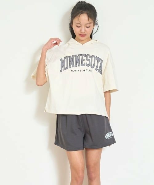 Lovetoxic / ラブトキシック パーカー | 【7days】【接触冷感/ひんやり】パーカセットアップ（アイボリー）