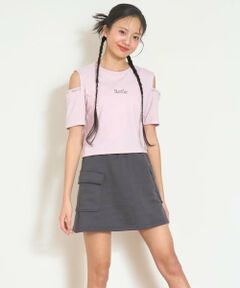 Lovetoxic / ラブトキシック Tシャツ | 【7days】【接触冷感/ひんやり】肩あきT セット