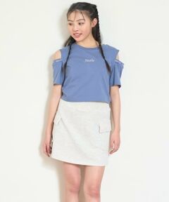 Lovetoxic / ラブトキシック Tシャツ | 【7days】【接触冷感/ひんやり】肩あきT セット