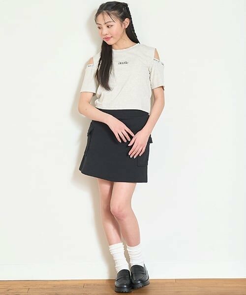 Lovetoxic / ラブトキシック Tシャツ | 【7days】【接触冷感/ひんやり】肩あきT セット | 詳細2