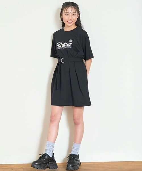 Lovetoxic / ラブトキシック ミニ丈・ひざ丈ワンピース | 【7days】【GOODPRICE/接触冷感/ひんやり】Tワンピース | 詳細3