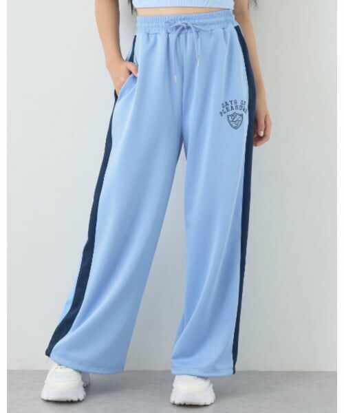 Lovetoxic / ラブトキシック その他パンツ | 【7days】トラックパンツ（サックス）