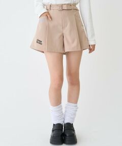 Lovetoxic / ラブトキシック ショート・ハーフ・半端丈パンツ | 【7days】ベルトつきキュロットパンツ