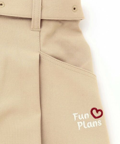 Lovetoxic / ラブトキシック ショート・ハーフ・半端丈パンツ | 【7days】ベルトつきキュロットパンツ | 詳細10