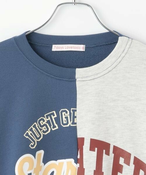 Lovetoxic / ラブトキシック スウェット | 【7days】リメイク風カレッジトレーナー | 詳細2