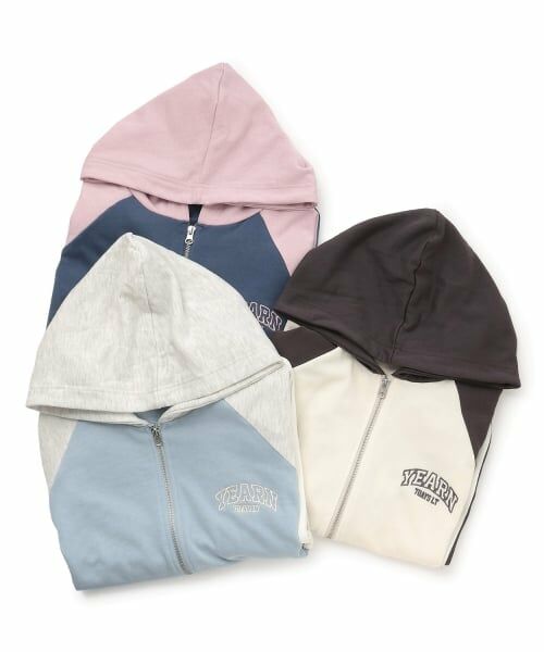 Lovetoxic / ラブトキシック パーカー | 【7days】袖配色ルーズジップパーカ | 詳細11