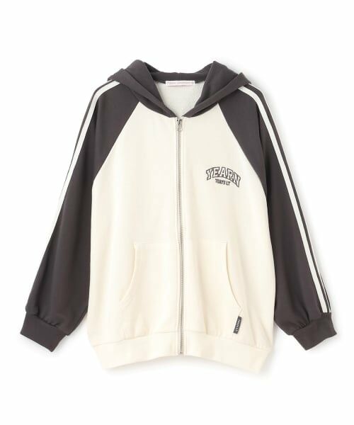 Lovetoxic / ラブトキシック パーカー | 【7days】袖配色ルーズジップパーカ | 詳細3