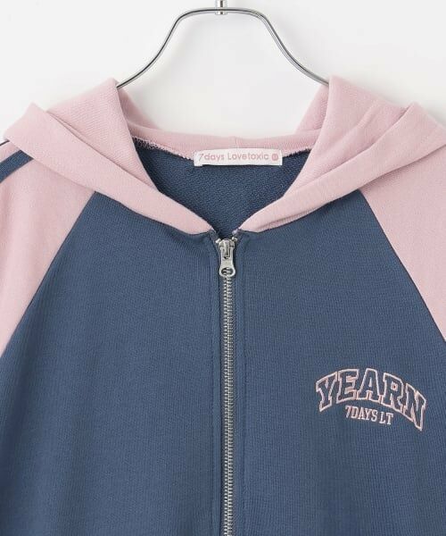 Lovetoxic / ラブトキシック パーカー | 【7days】袖配色ルーズジップパーカ | 詳細7