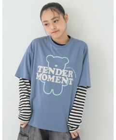 Lovetoxic / ラブトキシック Tシャツ | 【7days】【吸水速乾／さらさら】ルーズ半袖T+ロンTセット