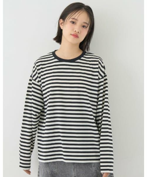 Lovetoxic / ラブトキシック Tシャツ | 【7days】【吸水速乾／さらさら】ルーズ半袖T+ロンTセット | 詳細12