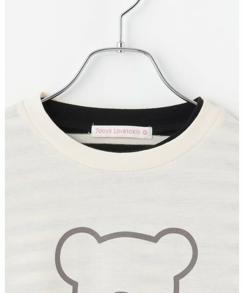 Lovetoxic / ラブトキシック Tシャツ | 【7days】【吸水速乾／さらさら】ルーズ半袖T+ロンTセット | 詳細3