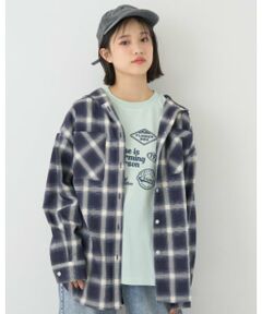 Lovetoxic / ラブトキシック パーカー | 【7days】【吸水速乾】チェックシャツパーカー+速乾ロンTセット