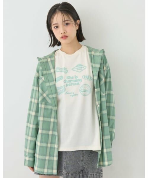 Lovetoxic / ラブトキシック パーカー | 【7days】【吸水速乾】チェックシャツパーカー+速乾ロンTセット | 詳細19