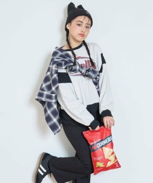 Lovetoxic / ラブトキシック スウェット | 【7days】吸水速乾袖切替トレーナー | 詳細1