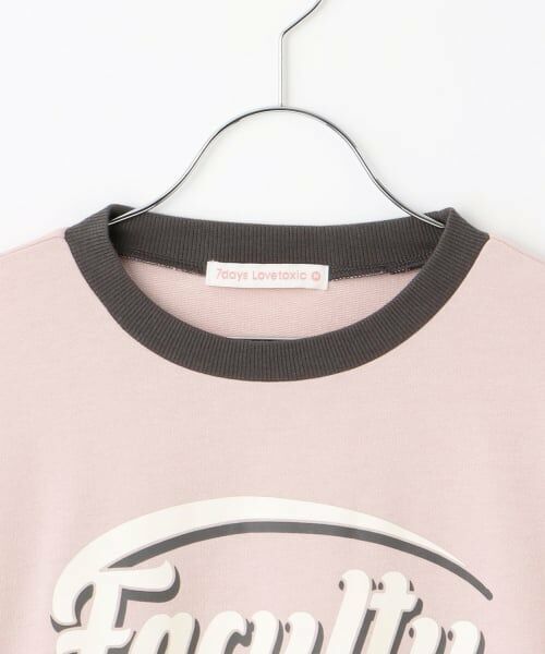 Lovetoxic / ラブトキシック スウェット | 【7days】吸水速乾袖切替トレーナー | 詳細7