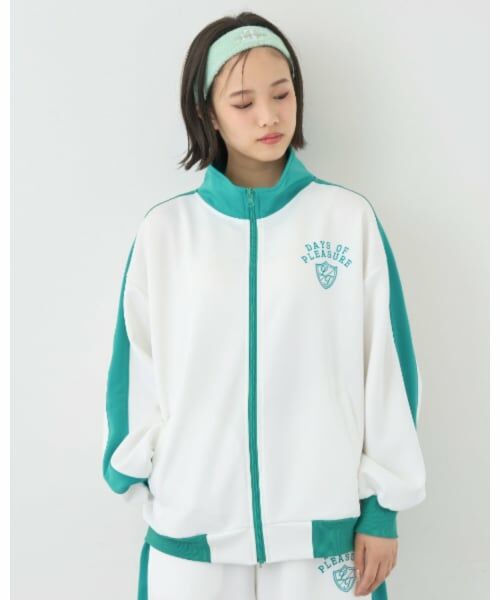 Lovetoxic / ラブトキシック ブルゾン | 【7days】トラックジャケット（オフ ホワイト）