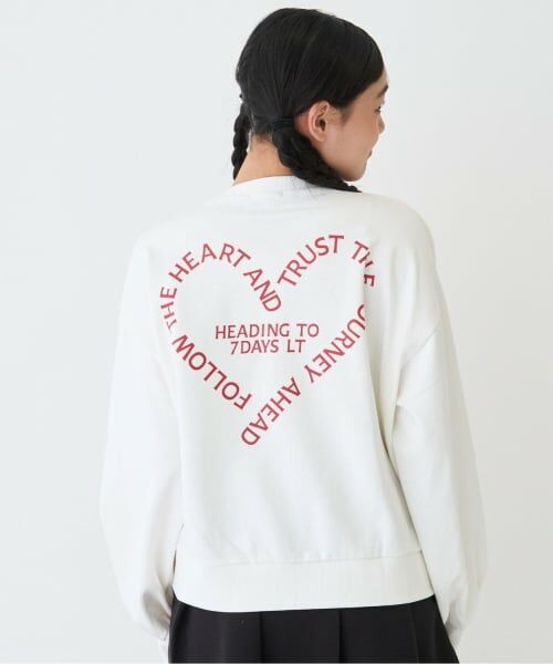Lovetoxic / ラブトキシック スウェット | 【7days】ロゴハートトレーナー | 詳細1