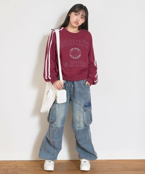 Lovetoxic / ラブトキシック スウェット | 【7days】袖ライントレーナー | 詳細4