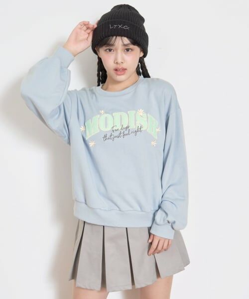 Lovetoxic / ラブトキシック スウェット | 【7days】ロゴフラワートレーナー | 詳細1