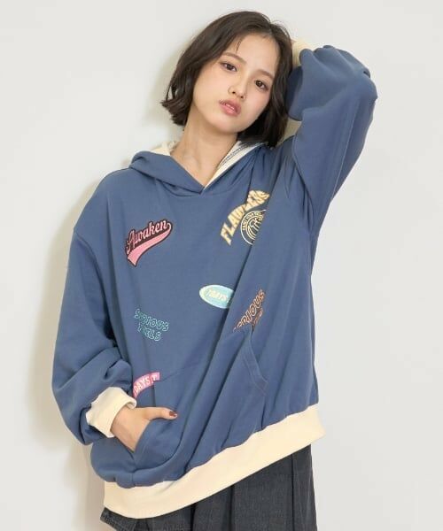 Lovetoxic / ラブトキシック パーカー | 【7days】配色パーカー | 詳細2