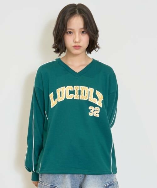 Lovetoxic / ラブトキシック スウェット | 【7days】ゲームトレーナー（モス グリーン）