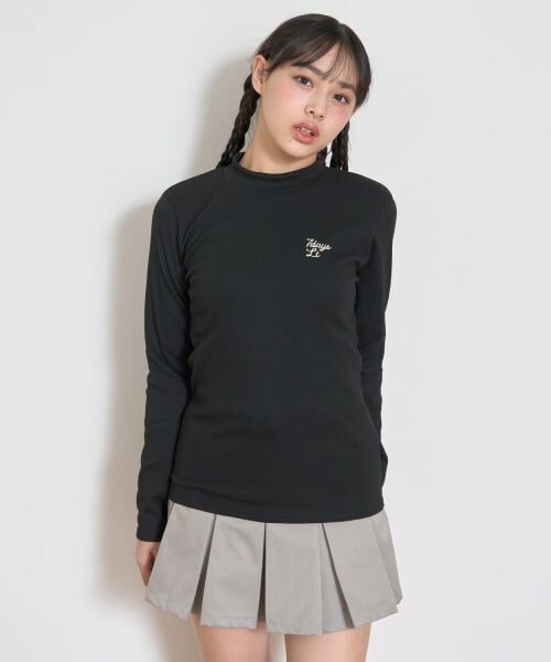 Lovetoxic / ラブトキシック Tシャツ | 【7ｄａｙｓ】ハイネックテレコTシャツ | 詳細9