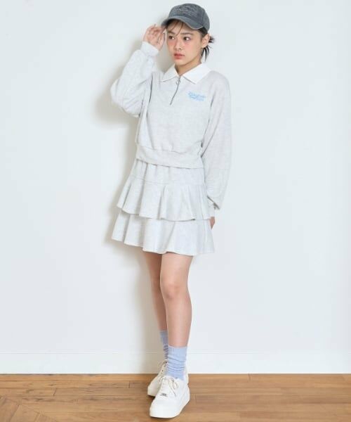 Lovetoxic / ラブトキシック スウェット | 【7days】ポロ衿ハーフジップセットアップ | 詳細2