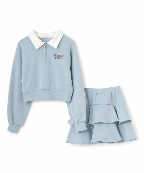 Lovetoxic / ラブトキシック スウェット | 【7days】ポロ衿ハーフジップセットアップ | 詳細9