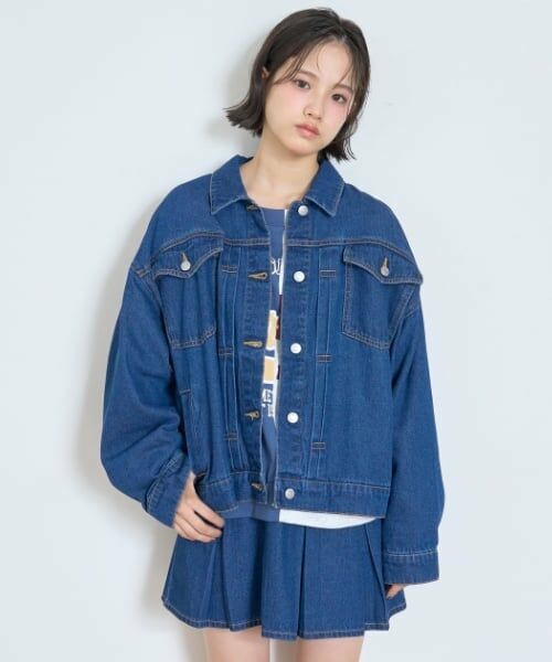 Lovetoxic / ラブトキシック ブルゾン | 【7days】Gジャン（ブルー）