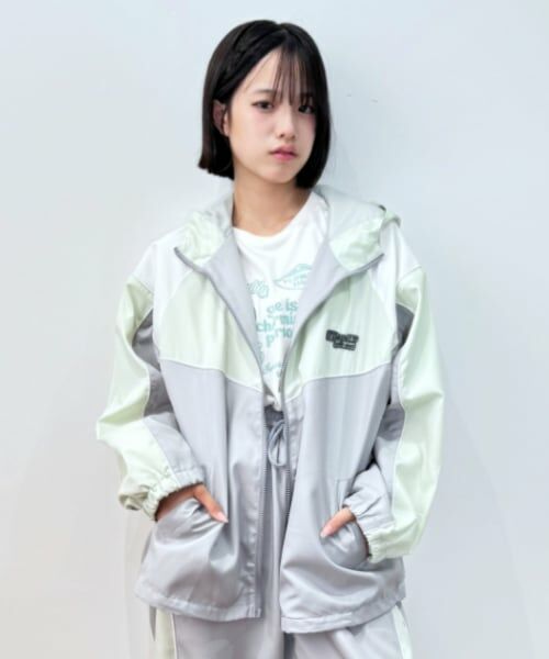 Lovetoxic / ラブトキシック ブルゾン | 【7days】ウインドブレーカー（ライト グレー）