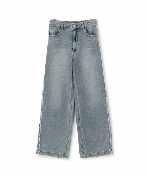 Lovetoxic / ラブトキシック その他パンツ | 【7days】脇ハート刺しゅうワイドパンツ | 詳細4