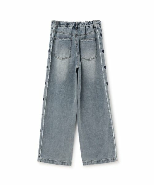 Lovetoxic / ラブトキシック その他パンツ | 【7days】脇ハート刺しゅうワイドパンツ | 詳細5