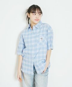 Lovetoxic / ラブトキシック シャツ・ブラウス | 【7days】チェックビック半袖シャツ