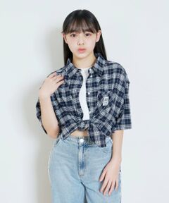 Lovetoxic / ラブトキシック シャツ・ブラウス | 【7days】チェックビック半袖シャツ